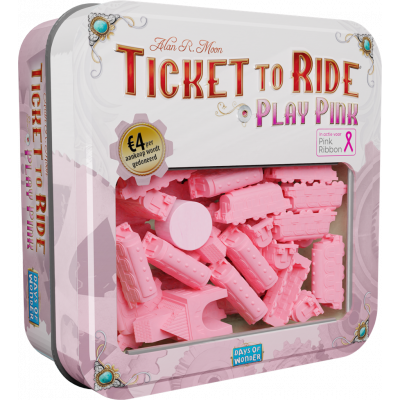 Ticket To Ride Play Pink Expansion BORDSPELLEN Ticket To Ride Play Pink Expansion BORDSPELLEN