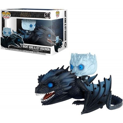 Pop! Rides: Game Of Thrones - Night King & Icy Viserion FUNKO Pop! Rides: Game Of Thrones - Night King & Icy Viserion FUNKO