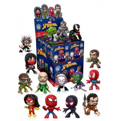Funko Mystery Minis: Marvel Spiderman Vinyl Bobble Heads FUNKO Funko Mystery Minis: Marvel Spiderman Vinyl Bobble Heads FUNKO