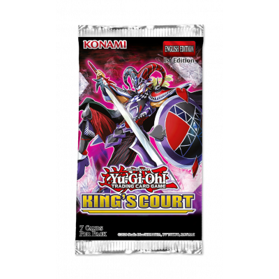 TCG Yu-Gi-Oh! King's Court Booster Pack YU-GI-OH TCG Yu-Gi-Oh! King's Court Booster Pack YU-GI-OH