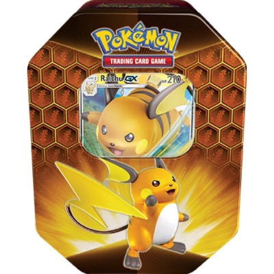 TCG Pokémon Hidden Fates Tin - Raichu-GX POKEMON TCG Pokémon Hidden Fates Tin - Raichu-GX POKEMON