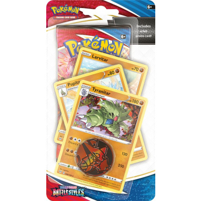 TCG Pokémon Sword & Shield Battle Styles Premium Checklane Booster - Tyranitar POKEMON TCG Pokémon Sword & Shield Battle Styles Premium Checklane Booster - Tyranitar POKEMON