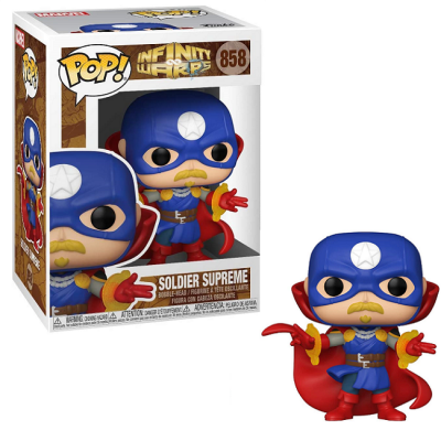 Pop! Marvel: Infinity Warps - Soldier Supreme FUNKO Pop! Marvel: Infinity Warps - Soldier Supreme FUNKO