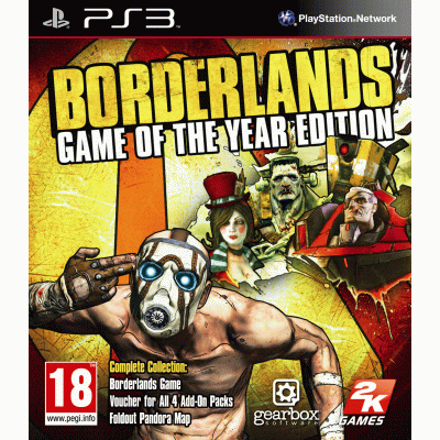 Borderlands Game Of The Year Editie PS3 Borderlands Game Of The Year Editie PS3