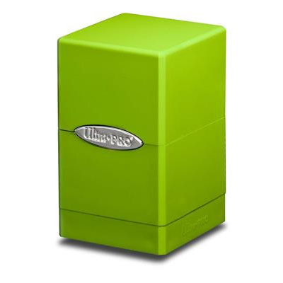 TCG Deckbox Satin Tower Lime Green DECKBOX TCG Deckbox Satin Tower Lime Green DECKBOX