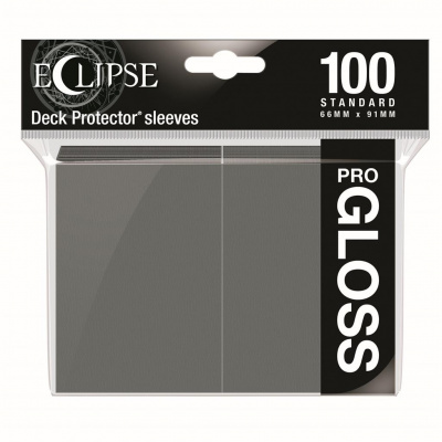 TCG Sleeves Eclipse Gloss - Smoke Grey (100 Sleeves) (Standard Size) SLEEVES TCG Sleeves Eclipse Gloss - Smoke Grey (100 Sleeves) (Standard Size) SLEEVES