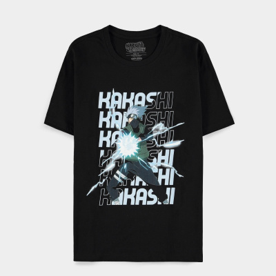 Naruto Shippuden - Kakashi Men's Short Sleeved T-shirt - L Naruto Shippuden - Kakashi Men's Short Sleeved T-shirt - L