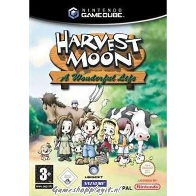 Harvest Moon A Wonderful Life Nintendo GameCube Harvest Moon A Wonderful Life Nintendo GameCube