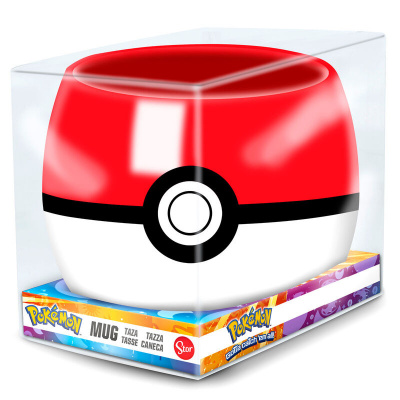 Pokémon - Pokéball 3D Mug MERCHANDISE Pokémon - Pokéball 3D Mug MERCHANDISE