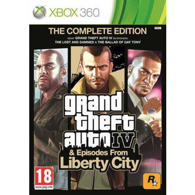 Grand Theft Auto IV & Episodes From Liberty City Complete Edition (GTA) XBOX 360 Grand Theft Auto IV & Episodes From Liberty City Complete Edition (GTA) XBOX 360