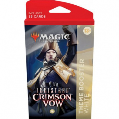 TCG Magic The Gathering Innistrad Crimson Vow Theme Booster - White MAGIC THE GATHERING TCG Magic The Gathering Innistrad Crimson Vow Theme Booster - White MAGIC THE GATHERING