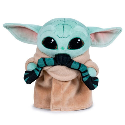 Star Wars: The Mandalorian - Baby Yoda with Frog Pluche 18cm PLUCHE Star Wars: The Mandalorian - Baby Yoda with Frog Pluche 18cm PLUCHE