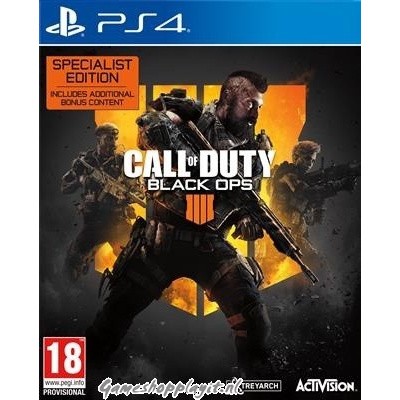 Call Of Duty: Black Ops 4 Specialist Edition PS4 Call Of Duty: Black Ops 4 Specialist Edition PS4