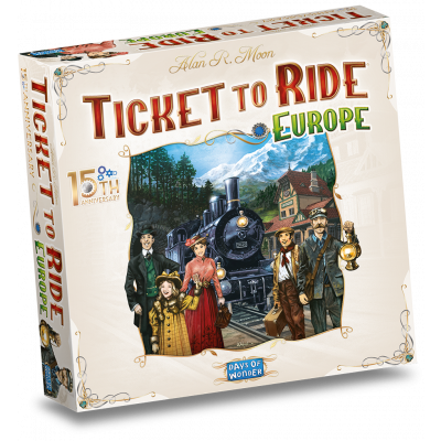 Ticket To Ride Europe 15th Anniversary NL BORDSPELLEN Ticket To Ride Europe 15th Anniversary NL BORDSPELLEN