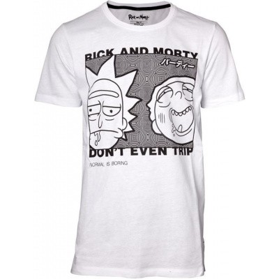 Rick & Morty - Don't Even Trip Even Men's T-Shirt - L Rick & Morty - Don't Even Trip Even Men's T-Shirt - L