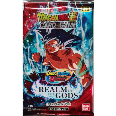 TCG Dragon Ball Realm of the Gods Booster Pack B 16 DRAGON BALL TCG Dragon Ball Realm of the Gods Booster Pack B 16 DRAGON BALL