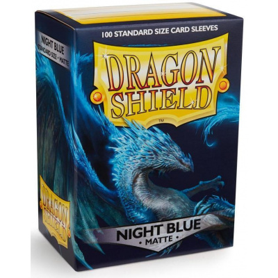 TCG Sleeves Matte Dragon Shield - Night Blue (100 Sleeves) (Standard Size) SLEEVES TCG Sleeves Matte Dragon Shield - Night Blue (100 Sleeves) (Standard Size) SLEEVES