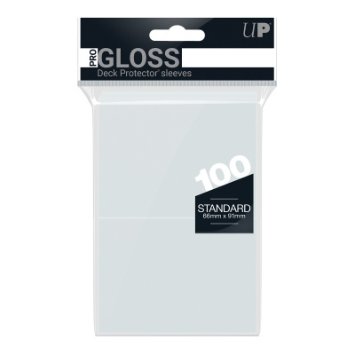 TCG Sleeves Gloss Ultra Pro - Clear (100 stuks) (Standard Size) SLEEVES TCG Sleeves Gloss Ultra Pro - Clear (100 stuks) (Standard Size) SLEEVES