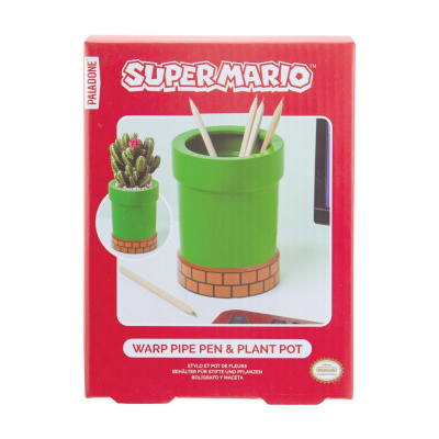 Super Mario: Pipe Plant and Pen Pot MERCHANDISE Super Mario: Pipe Plant and Pen Pot MERCHANDISE