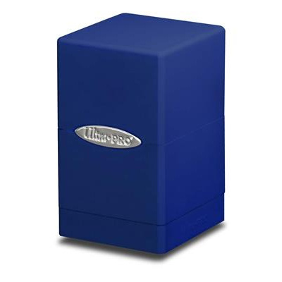 TCG Deckbox Satin Tower Blue DECKBOX TCG Deckbox Satin Tower Blue DECKBOX