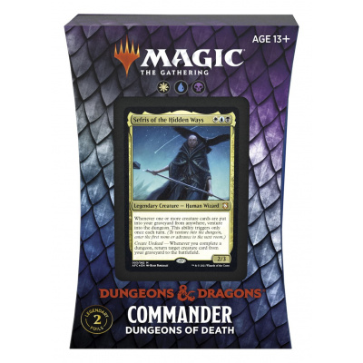 TCG Magic The Gathering D&D Forgotten Realms Commander Deck - Dungeons of Death MAGIC THE GATHERING TCG Magic The Gathering D&D Forgotten Realms Commander Deck - Dungeons of Death MAGIC THE GATHERING