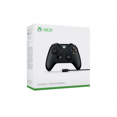 Wireless Controller One S Black + Cable For Windows XBOX ONE Wireless Controller One S Black + Cable For Windows XBOX ONE