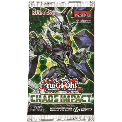 TCG Booster Pack Yu-Gi-Oh! Chaos Impact YU-GI-OH TCG Booster Pack Yu-Gi-Oh! Chaos Impact YU-GI-OH