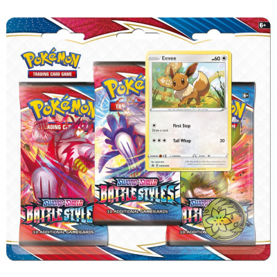 TCG Pokémon Sword & Shield Battle Styles Booster Packs - Eevee POKEMON TCG Pokémon Sword & Shield Battle Styles Booster Packs - Eevee POKEMON