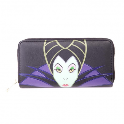 Disney - Maleficient 2 - Ladies Patched Zip Around Wallet MERCHANDISE Disney - Maleficient 2 - Ladies Patched Zip Around Wallet MERCHANDISE