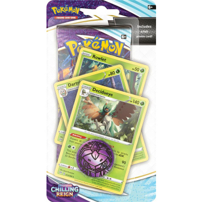 TCG Pokémon Sword & Shield Chilling Reign Premium Checklane Booster - Decidueye POKEMON TCG Pokémon Sword & Shield Chilling Reign Premium Checklane Booster - Decidueye POKEMON