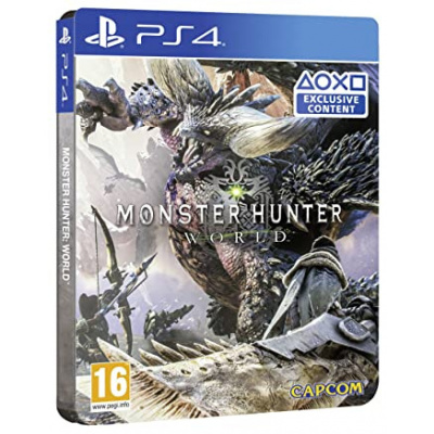 Monster Hunter World Steel Book Edition PS4 Monster Hunter World Steel Book Edition PS4