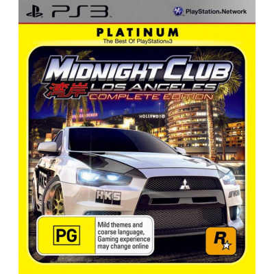 Midnight Club Los Angeles Complete Edition (Platinum) PS3 Midnight Club Los Angeles Complete Edition (Platinum) PS3