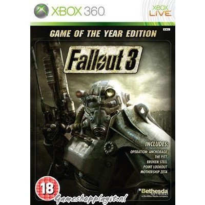 Fallout 3 Game Of The Year Edition XBOX 360 Fallout 3 Game Of The Year Edition XBOX 360