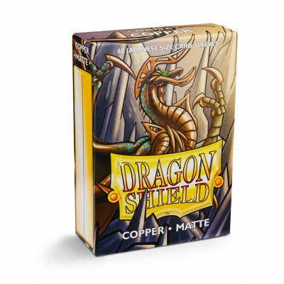 TCG Sleeves Matte Dragon Shield - Copper (Japanese Size) SLEEVES TCG Sleeves Matte Dragon Shield - Copper (Japanese Size) SLEEVES