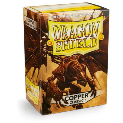 TCG Sleeves Classic Dragon Shield - Copper (100 Sleeves) (Standard Size) SLEEVES TCG Sleeves Classic Dragon Shield - Copper (100 Sleeves) (Standard Size) SLEEVES