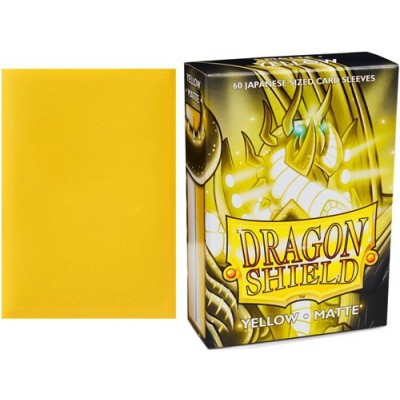 TCG Sleeves - Dragon Shield - Yellow Japanese Size TCG Sleeves - Dragon Shield - Yellow Japanese Size