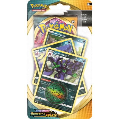 TCG Pokémon Sword & Shield Darkness Ablaze Premium Checklane Booster - Grimmsnarl POKEMON TCG Pokémon Sword & Shield Darkness Ablaze Premium Checklane Booster - Grimmsnarl POKEMON