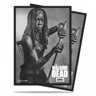 TCG The Walking Dead Sleeves 66 x 91 mm - Michonne (Standard Size/50 Stuks) SLEEVES TCG The Walking Dead Sleeves 66 x 91 mm - Michonne (Standard Size/50 Stuks) SLEEVES