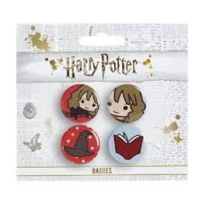 Harry Potter: 4 Assorted Pin Badge Set Harry Potter: 4 Assorted Pin Badge Set