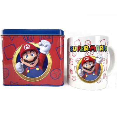 Nintendo: Super Mario Bros - Super Mario Mug + Money Box Set MERCHANDISE Nintendo: Super Mario Bros - Super Mario Mug + Money Box Set MERCHANDISE