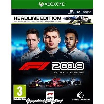 F1 2018 Headline Edition XBOX ONE F1 2018 Headline Edition XBOX ONE