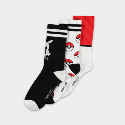 Pokémon - Sport Socks (3Pack) MERCHANDISE Pokémon - Sport Socks (3Pack) MERCHANDISE