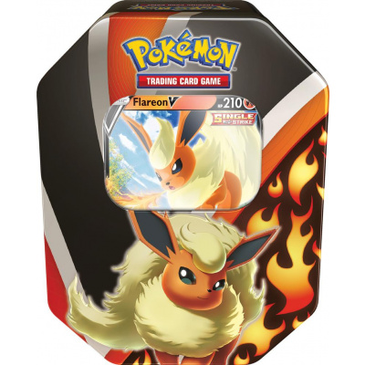 TCG Pokémon Fall Tin 2021 Eevee Evolution - Flareon V POKEMON TCG Pokémon Fall Tin 2021 Eevee Evolution - Flareon V POKEMON