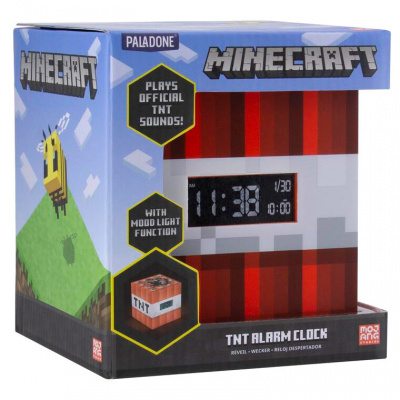 Minecraft: TNT Alarm Clock MERCHANDISE Minecraft: TNT Alarm Clock MERCHANDISE