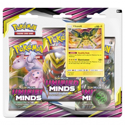 TCG Booster Packs Pokémon Sun & Moon Unified Minds - Vikavolt POKEMON TCG Booster Packs Pokémon Sun & Moon Unified Minds - Vikavolt POKEMON