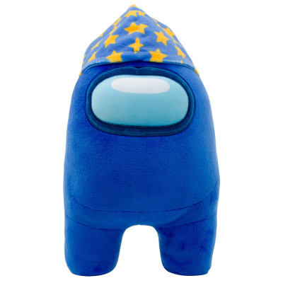 Among Us - Blue with Sleeping Hat Character Pluche 30cm PLUCHE Among Us - Blue with Sleeping Hat Character Pluche 30cm PLUCHE