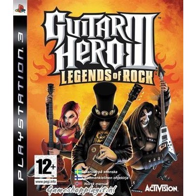 Guitar Hero III Legends Of Rock (Game Only) PS3 Guitar Hero III Legends Of Rock (Game Only) PS3
