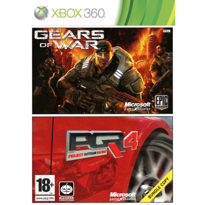 Gears Of War + Project Gotham Racing 4 XBOX 360 Gears Of War + Project Gotham Racing 4 XBOX 360
