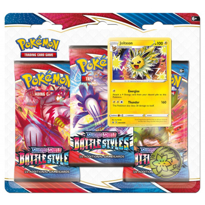 TCG Pokémon Sword & Shield Battle Styles Booster Packs - Jolteon POKEMON TCG Pokémon Sword & Shield Battle Styles Booster Packs - Jolteon POKEMON