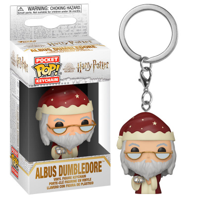 Pocket Pop! Keychain: Harry Potter - Holiday Dumbledore FUNKO Pocket Pop! Keychain: Harry Potter - Holiday Dumbledore FUNKO